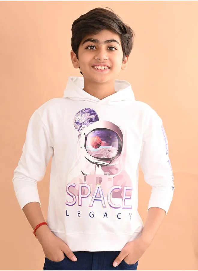 LILPICKS Space Legacy Graphic Print Hoodie