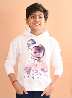 Space Legacy Graphic Print Hoodie by Styli