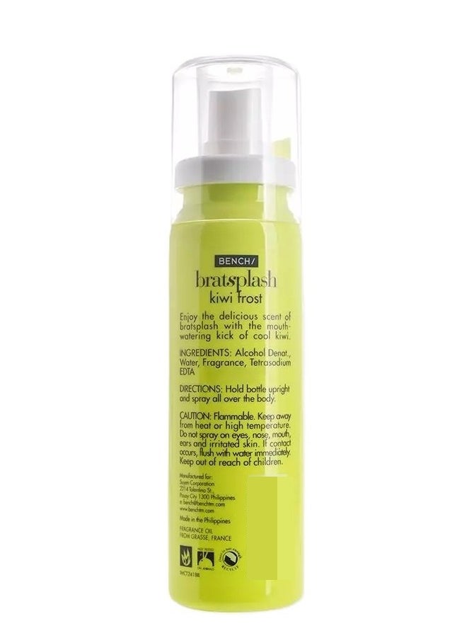 Bench - Bratsplash Kiwi Frost Cologne  - Kiwi & Frosty Blend - All Day Freshness - 100 ml - Image 1