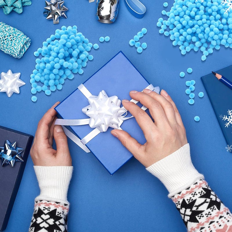 Shappy 2000 Pieces 6 mm Mini Pom Poms Christmas for Craft Making, Christmas Holiday Costume Small Pom Balls Hobby Supplies and DIY Crafts Decorations - Image 5