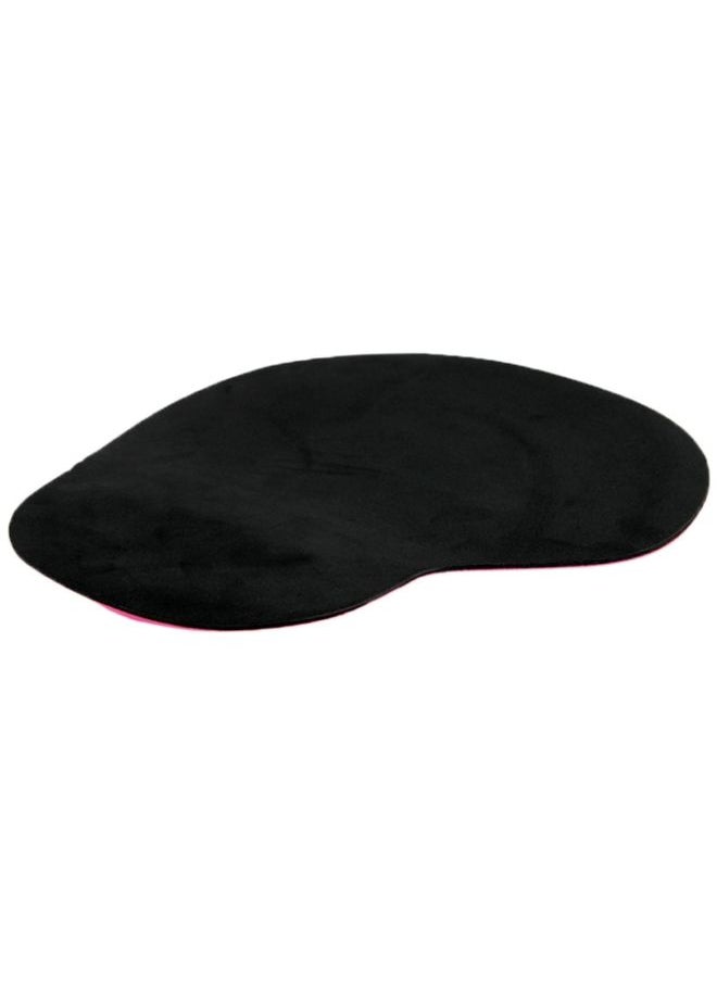 BURAQ Ultra Slim Rubber Bottom & Cloth Sponge Wrist Supporter Mouse Pad(Magenta)  - Image 2