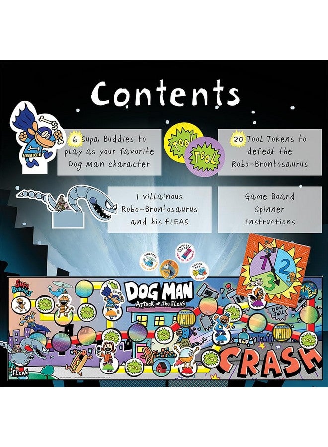 University Games, Dog Man Attack of The FLEAS Cooperative Board Game Based On The Popular Dog Man Book Series by DAV Pilkey for 2 to 6 Players Ages 6 and Up - Image 3