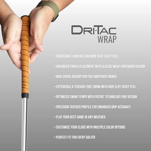 Winn DriTac Wrap Midsize +1/16" Copper Golf Grip Bundle (13 Piece) - Image 5