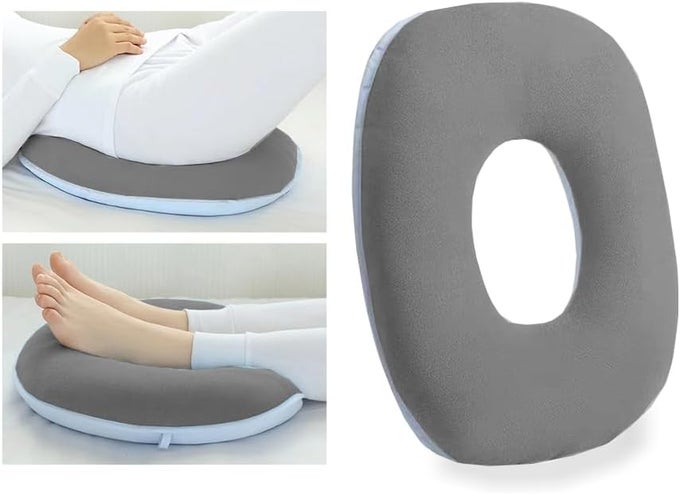 DONUT PILLOW FOR TAILBONE PAIN RELIEF - GREY