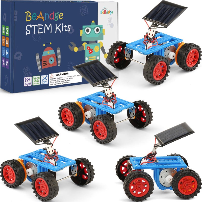 BeAndge Bulk STEM Solar Robot Kits STEM Building Toys for 8 9 10 12 13 Year Old Boys Girls Crafts Robotics Science Kits for Kids 812 810 1214 Classroom School Gifts Engineering Coding Motor Car Projects - Image 2