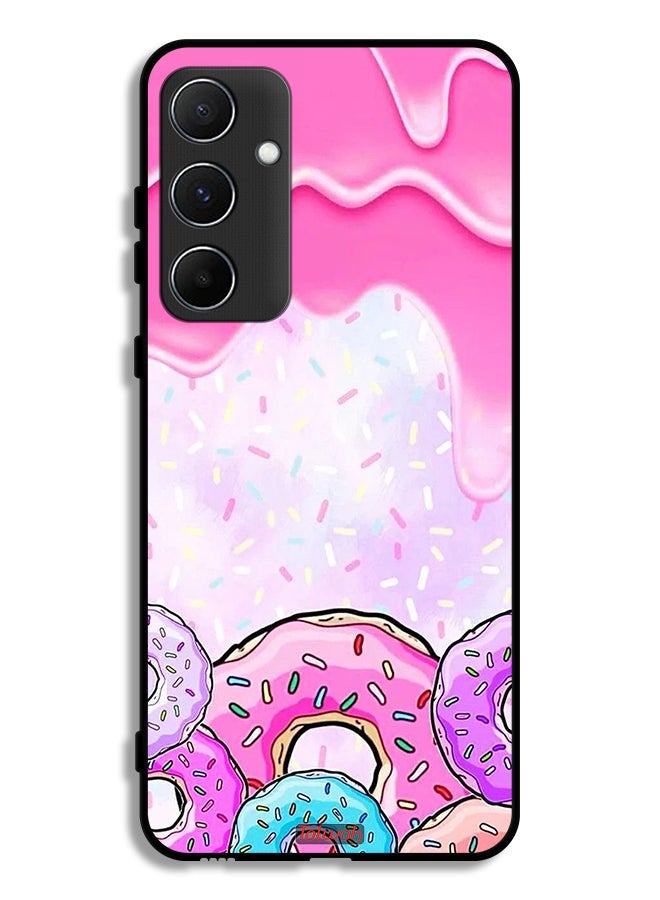 Tolwak Samsung Galaxy A55 5G Protective Case Cover Donut Colors - Image 1