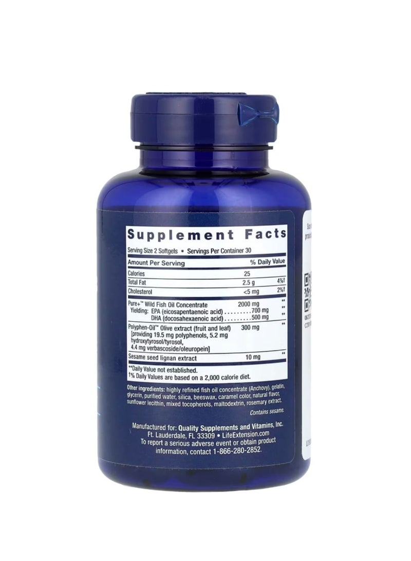 لايف إكستنشن سوبر أوميجا 3، 60 كبسولة هلامية - Image 2