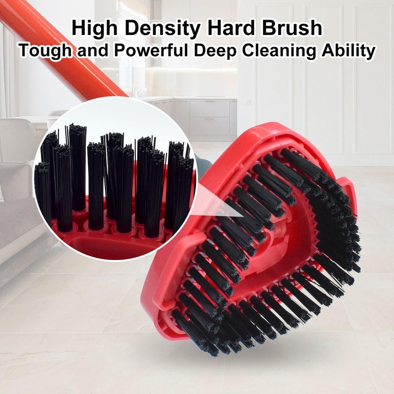 GFRED Spin Mop Replace Head Base Scrub Brush Mop Head Replacement for O Cedar RinseClean 2 Tank System, Scrubber Mop Brush Head for Ocedar Spin Mop - Image 4