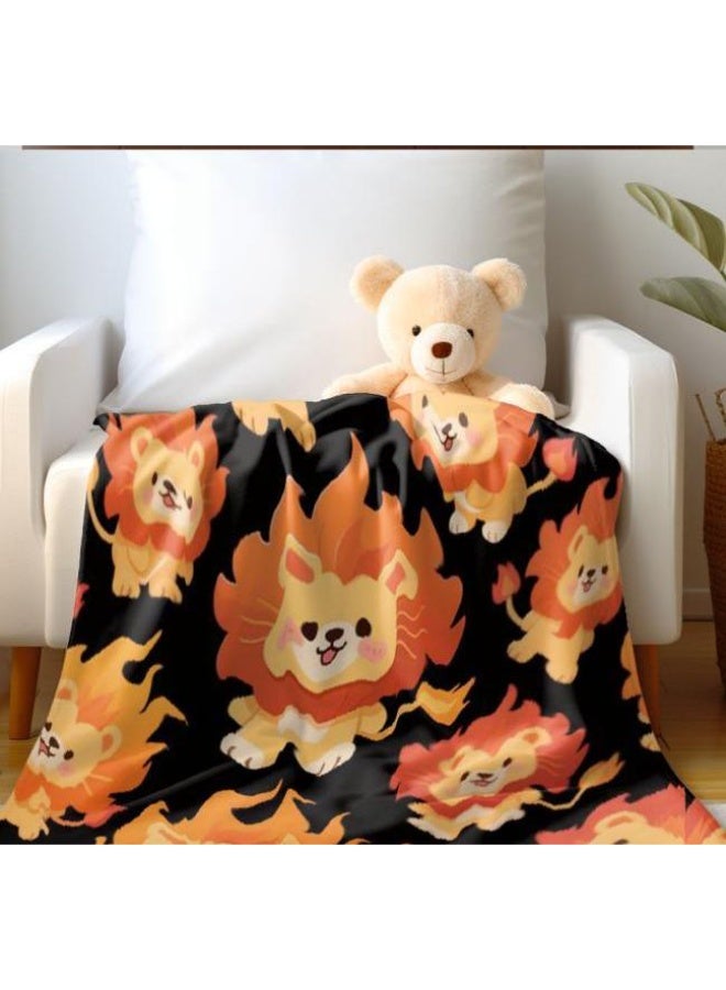 general Baby and children's cartoon flannel thin blanket (warm and comfortable, suitable for sleep, game use) 70cm*100cm - Image 4
