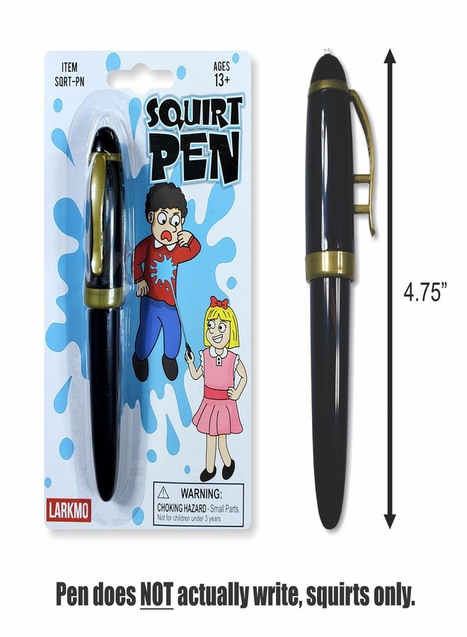 Larkmo Prank Joke Toy Set - Squirt Pen and Squirt Ring Combo - Funny Water Squirting Gag Gifts - Classic April Fools Day Pranks, Party Favors, and Stocking Stuffers - Image 3