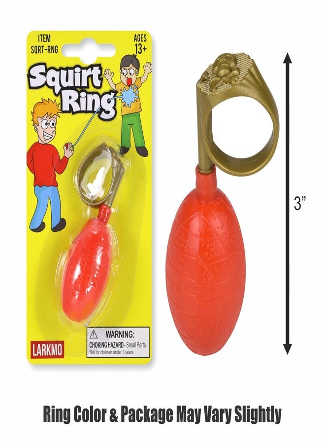 Larkmo Prank Joke Toy Set - Squirt Pen and Squirt Ring Combo - Funny Water Squirting Gag Gifts - Classic April Fools Day Pranks, Party Favors, and Stocking Stuffers - Image 4