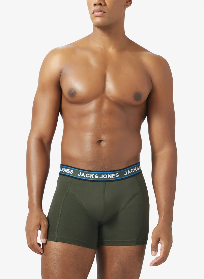 JACK & JONES 5 Pack Logo Band Trunks