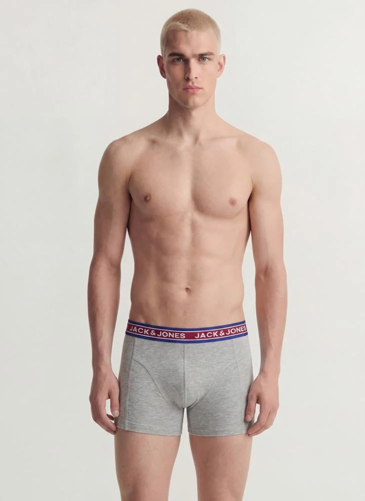 JACK & JONES 5 Pack Logo Band Trunks