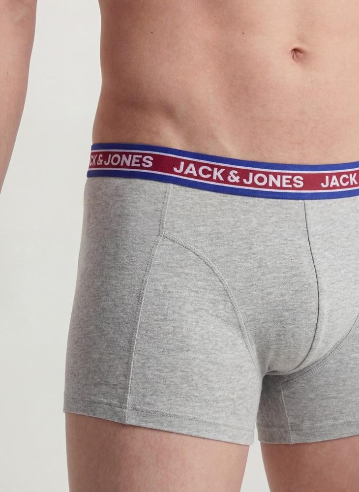 JACK & JONES 5 Pack Logo Band Trunks - Image 4