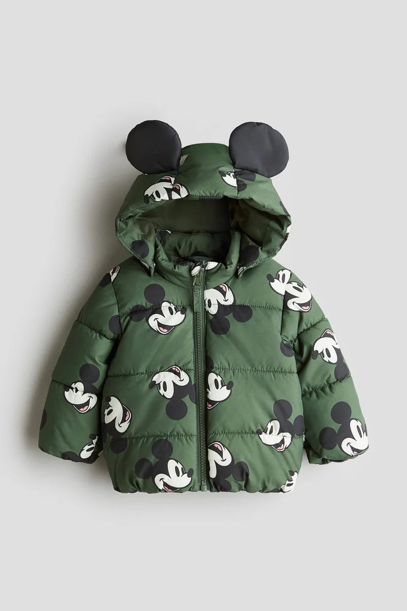 H&M Appliquéd puffer jacket