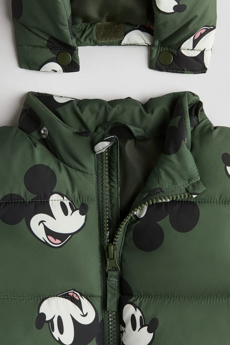 H&M Appliquéd puffer jacket