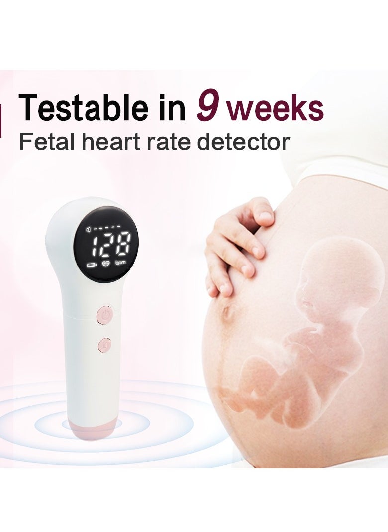 Britzgo Fetal Heart Rate Meter Baby Heart Rate Detection Monitoring LED Monitoring Machine U6-25  - Image 2