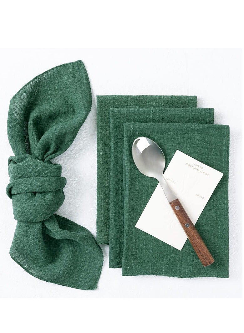 XIYU Cloth Napkins 6Pcs 42cm*42cm Solid Color Bohemian Style Napkins, Simple and Rustic Square Cloth Napkins, Suitable for Wedding, Dinner, Buffet, Birthday Party and Festival Table Decoration  - Image 1
