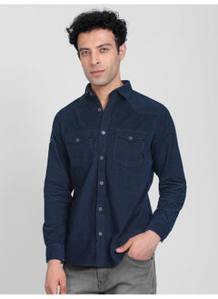 Dark Blue  Casual Shirt for Men