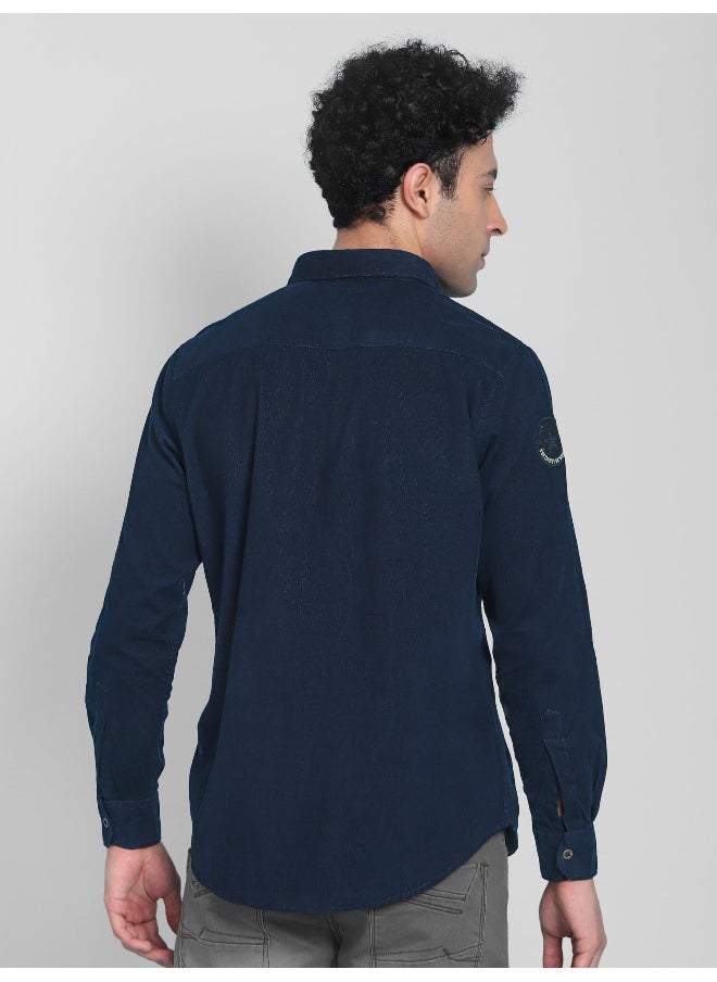 Beyoung - Dark Blue  Casual Shirt for Men - Image 1