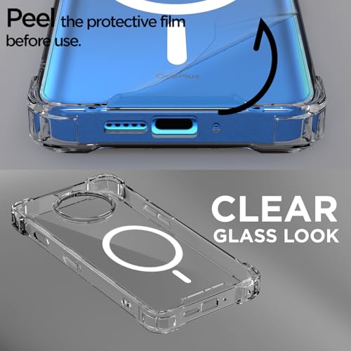 Pikkme Back Cover for OnePlus 7T Mag-Safe Shockproof PC + TPU Protective Case Magnetic Support Bumper Case (Transparent Mag-Safe) - Image 3