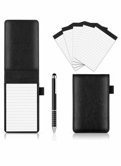 Y&D Mini Pocket Notepad Set, 14 x 9 CM Holder with Metal Pen  - Image 1