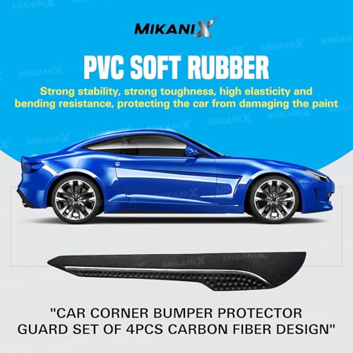 OBEROI'S TRADERS Car Bumper Protector/Guard Strap Anti-Scratch, Shockproof & Stylish Guard Universal for All Car Pack of 4 (Single LINE) - Image 3