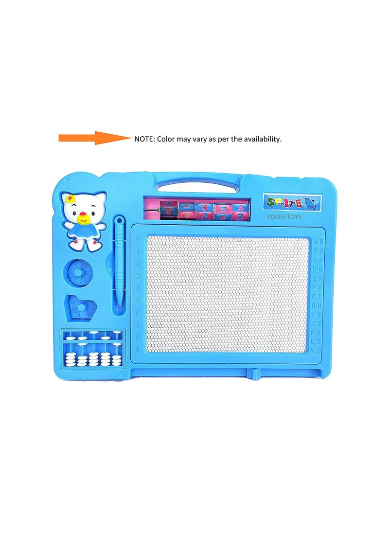 Generic Double-Sided Large Magic Slate Drawing Board for Kids – 2-in-1 Educational Board.  - Image 3