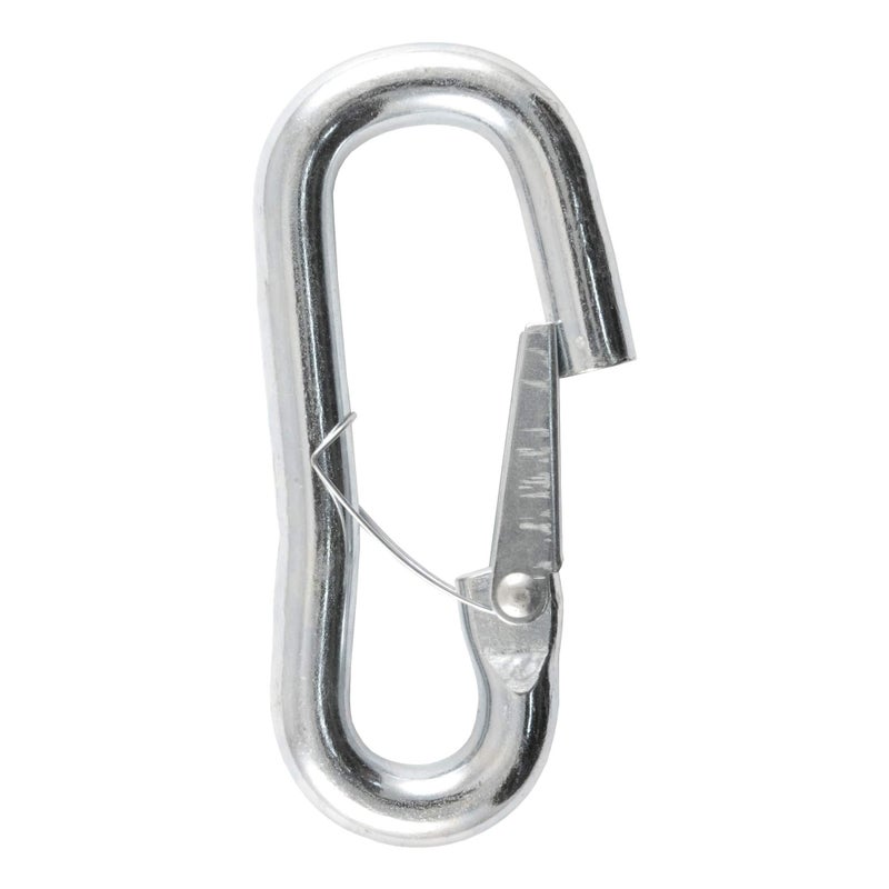 CURT 81281 Snap Hook Trailer Safety Chain Hook Carabiner Clip 916Inch Diameter 5000 lbs metallic