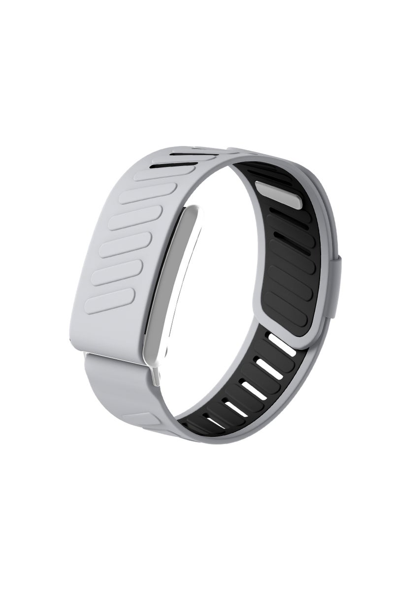 Moxedo Comfort Durable Whoop 5.0 Band Soft-Touch Silicone Replacement Wrist Strap–Flexible, Waterproof Watch Band for Men & Women, Lightweight, Skin-Friendly with U-Shaped Connector - Grey - Image 1