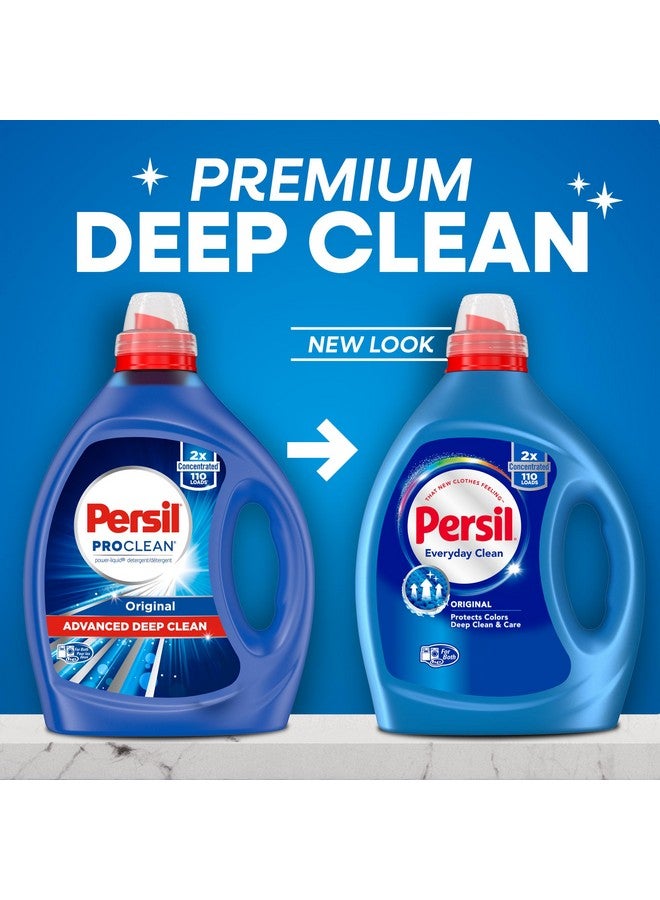 Persil Original Everyday Clean, Liquid Laundry Detergent, High Efficiency (HE), Deep Stain Removal, 2X Concentrated, 82.5 fl oz, 110 Loads - Image 2