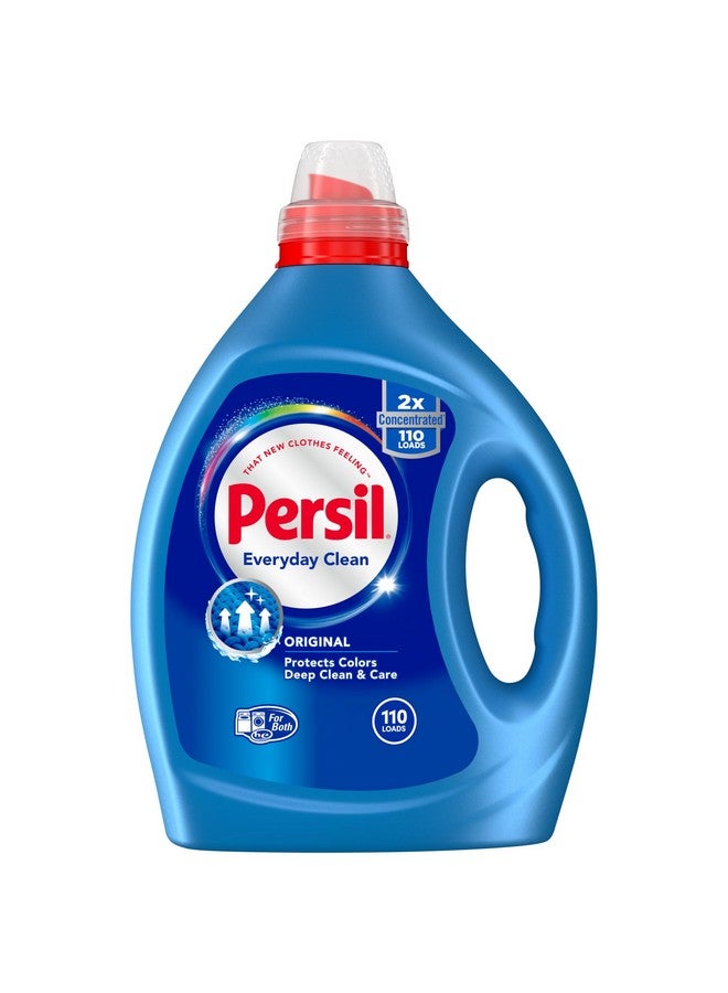 Persil Original Everyday Clean, Liquid Laundry Detergent, High Efficiency (HE), Deep Stain Removal, 2X Concentrated, 82.5 fl oz, 110 Loads - Image 1