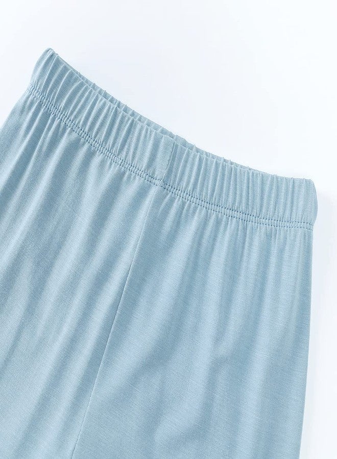 Kids Tales Unisex Bamboo Rayon Pajamas Set Toddler Long Sleeve Snug Fit Sleepwear Child Solid Tops + Pants 2Pcs Sleeper PJS - Image 4