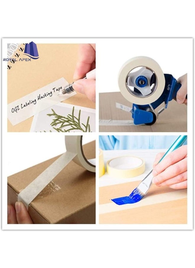 Royal Apex Royal Apex Adhesive Masking Tape General Purpose Painter's Tape Bulk for Painting, Labeling, Packing, Craft, Art, Home, Office, School Etc... (Pack of 6-1.1/5 Inch)  - Image 5