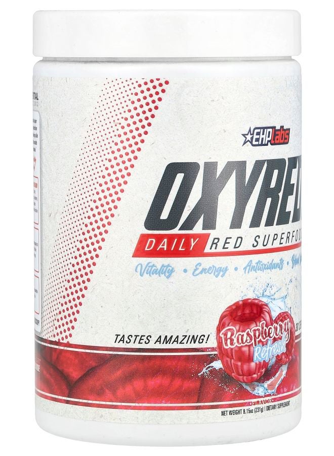 EHPLabs Oxyreds Daily Red Superfoods Raspberry Refresh  8.15 oz (231 g) - Image 2