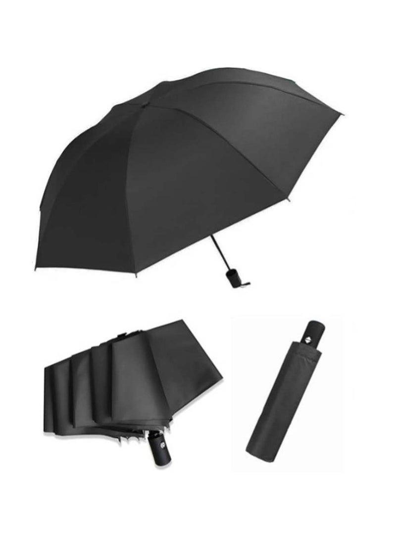 Huitich Fully Automatic Dual-Purpose Umbrella Midsummer Black  - Image 1