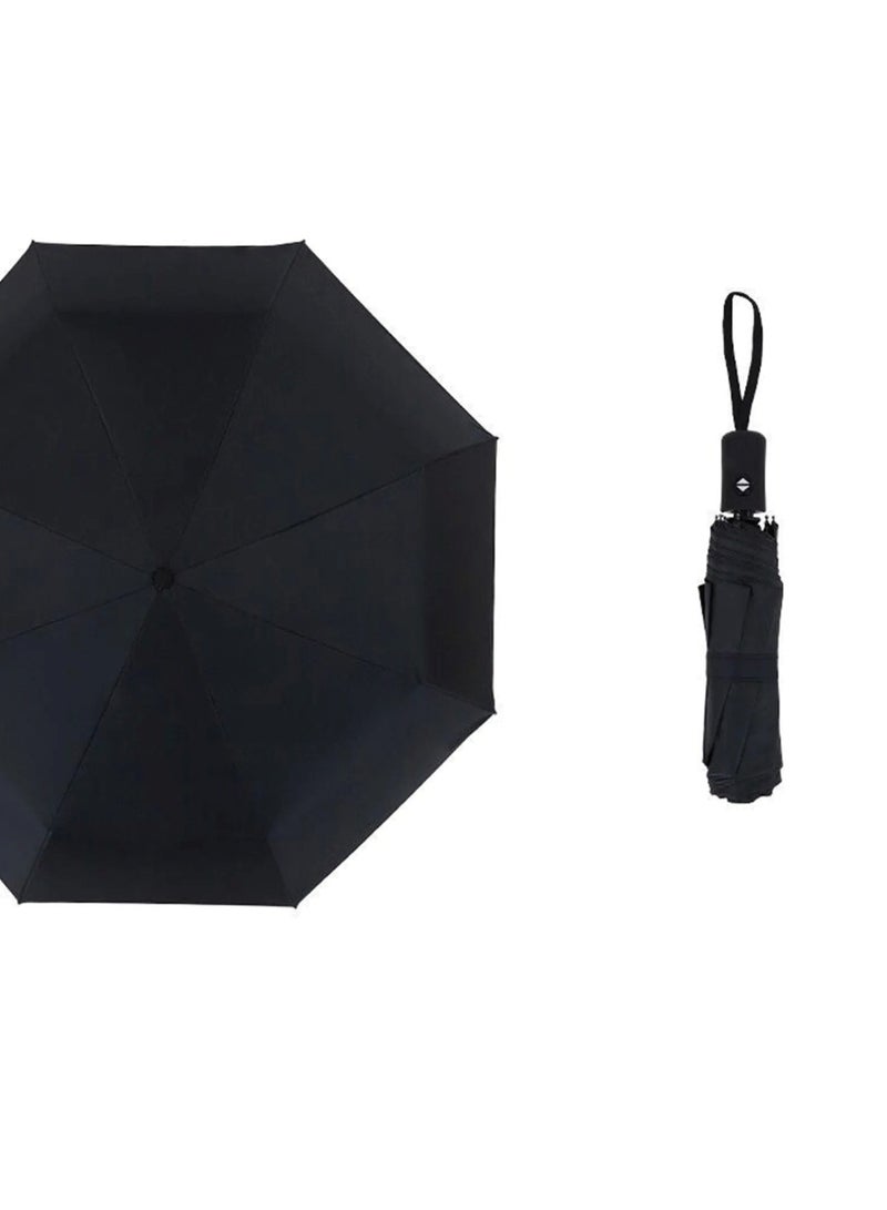 Huitich Fully Automatic Dual-Purpose Umbrella Midsummer Black  - Image 2