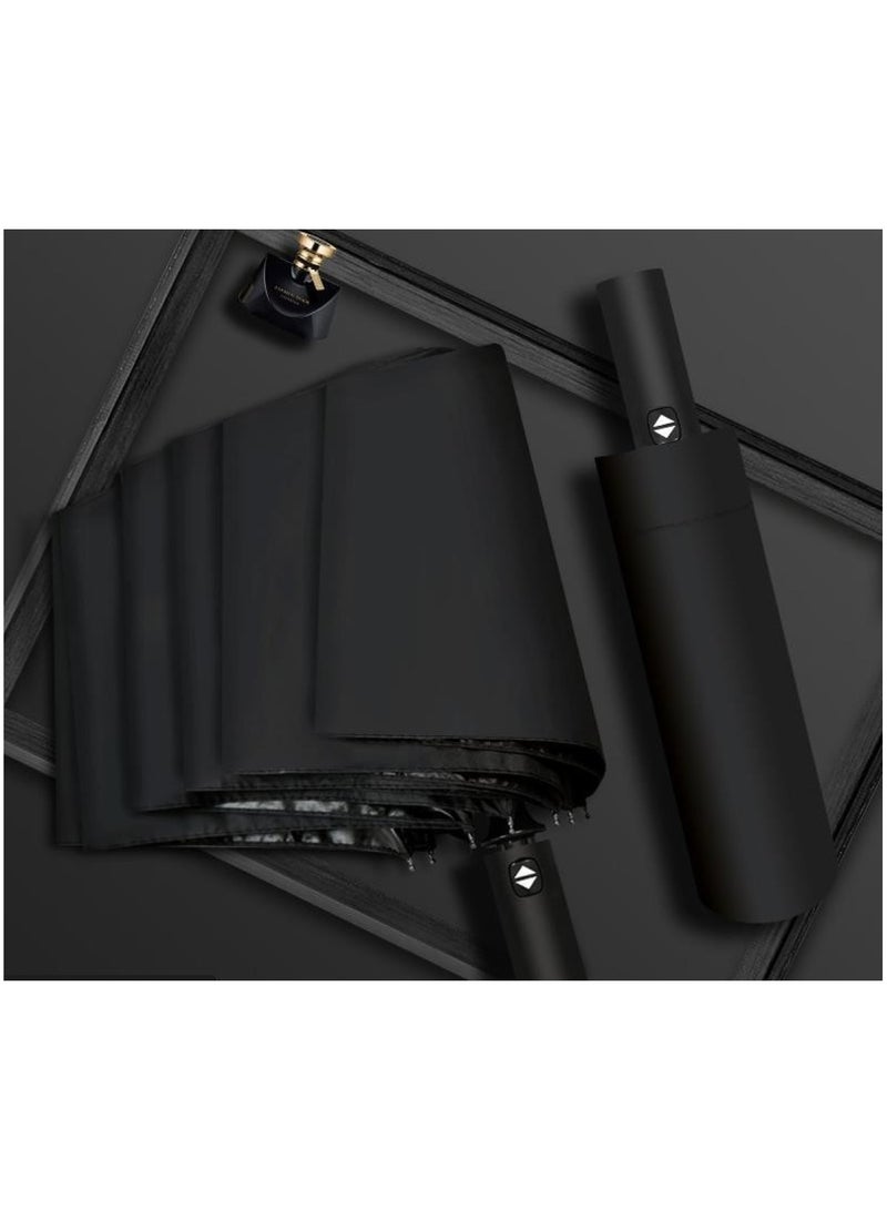Huitich Fully Automatic Dual-Purpose Umbrella Midsummer Black  - Image 4