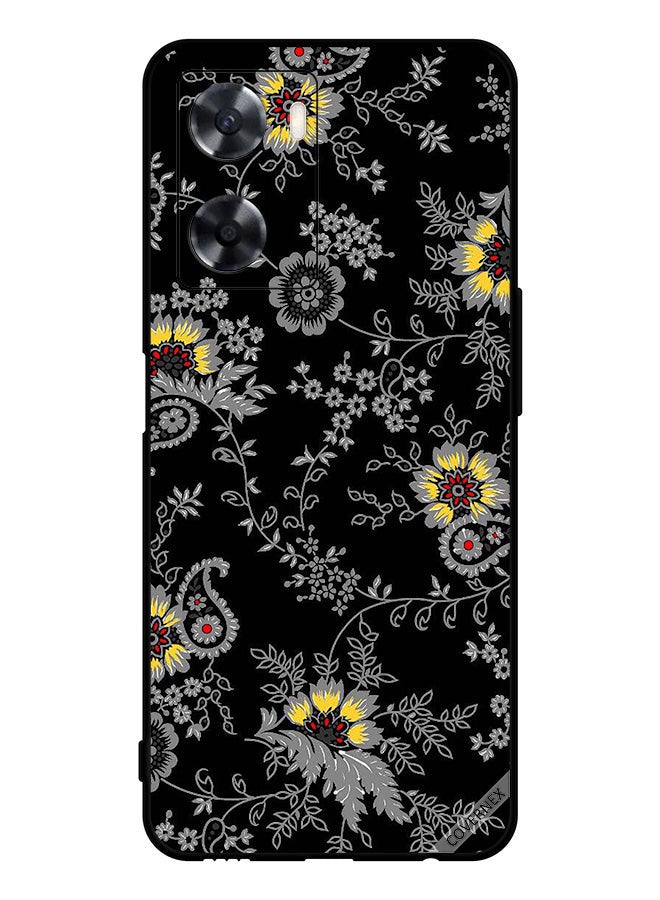 Covernex Protective Case Cover For Oppo A57s Artistic Flower Wallpaper - Image 1