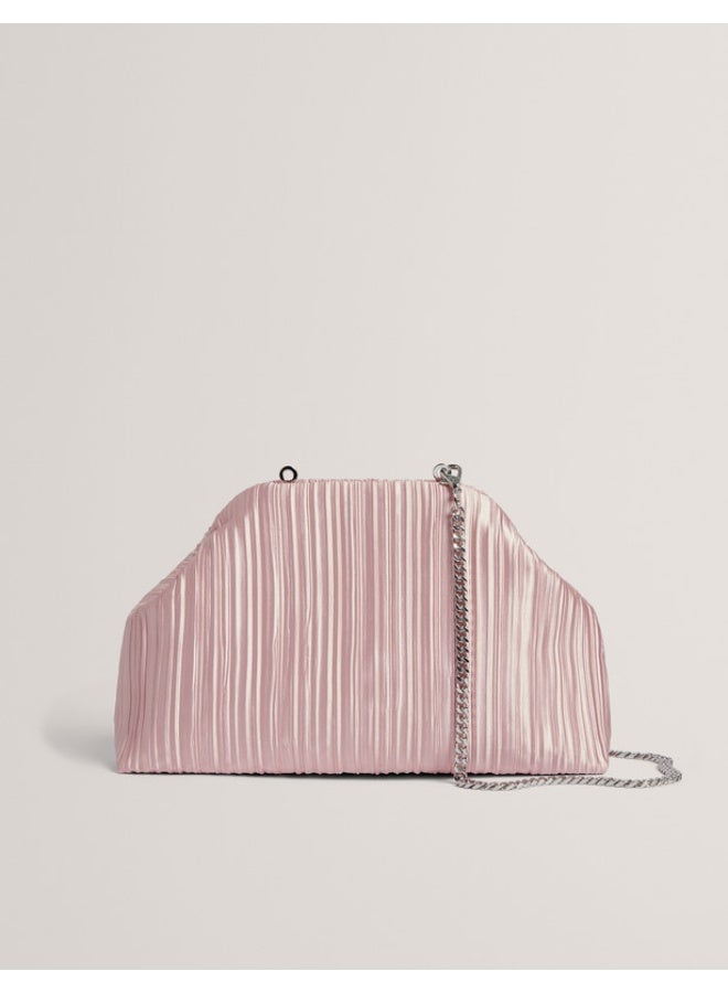 Ted Baker حقيبة كلاتش مطوية من الساتان الناعم - Image 1