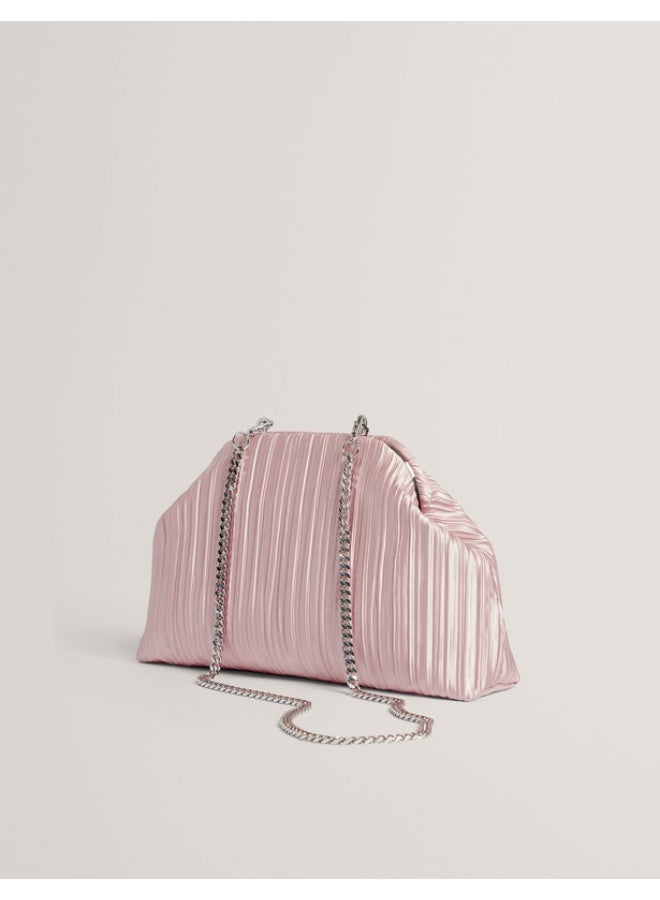 Ted Baker حقيبة كلاتش مطوية من الساتان الناعم - Image 4