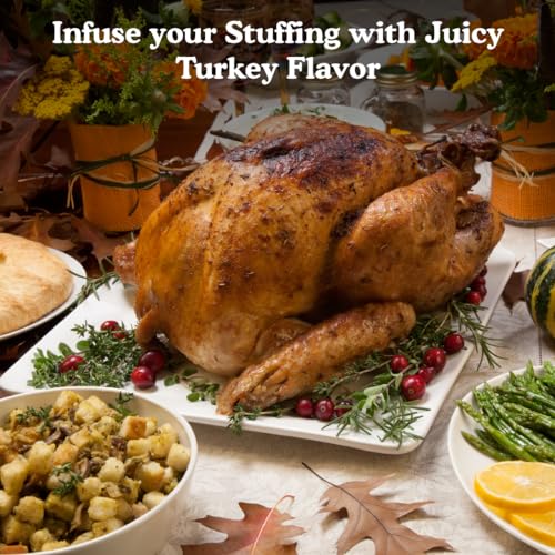 Regency Wraps أكياس حشو الديك الرومي من ريجنسي رابز، حقيبة شبكية قطنية 100% تسمح لعصارة الدواجن بتعزيز النكهة مع إزالة خالية من الفوضى وآمنة، عبوة من 2، طبيعية - Image 5