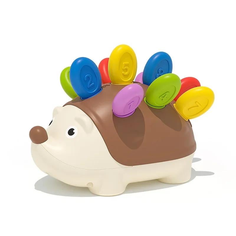 Baby's concentration training educational early education toys 1-3 years old children's hand-eye coordination mosaic dinosaur cross-border toys(Puzzle mosaic hedgehog) - Image 5
