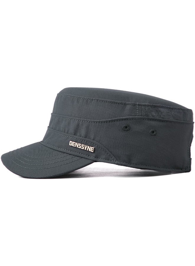 Denssyne Short Brim Quick-dry Hat For Men, All-season Outdoor Sports Fast-drying Baseball Cap, Autumn Casual Versatile Flat Top Hat - Image 4