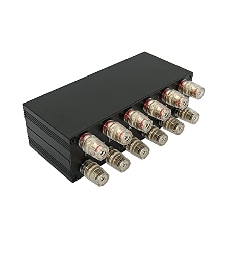 SOLUPEAK Premium 2 Zone Speaker Selector Switch Box, 2 Way Stereo Audio Speaker Switcher Distribution Box for Multi-Channel High Powered Amp A B Switches -SOLUPEAK SP2 - Image 5