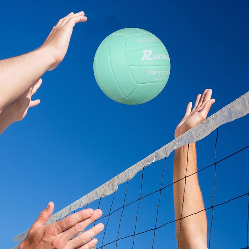 Runleaps Volleyball, Waterproof Indoor Outdoor Volleyball for Beach Game Gym Training (Official Size 5) - Image 5