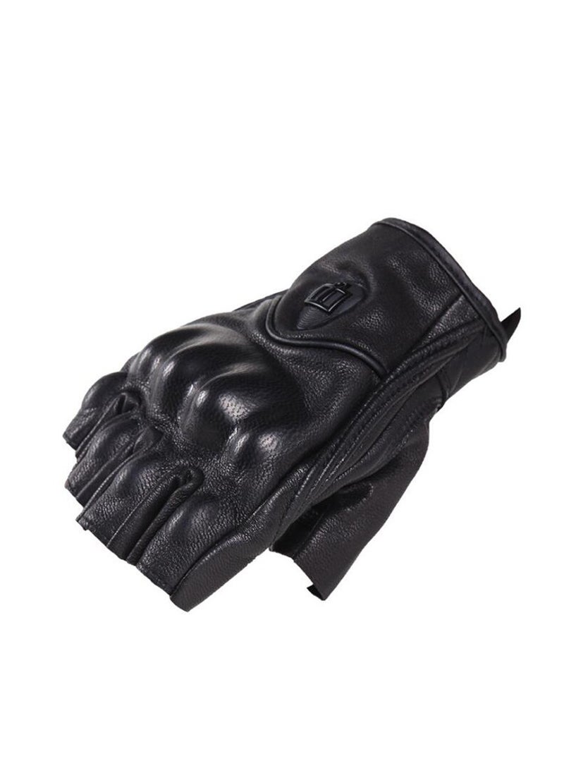 ICON ICON Half Leather gloves Protective Gear for Motorcycles & Scooters - Size M 
