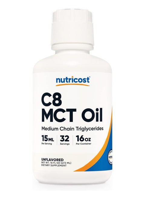 C8 Mct Oil 16Oz Keto Paleo Nongmo
