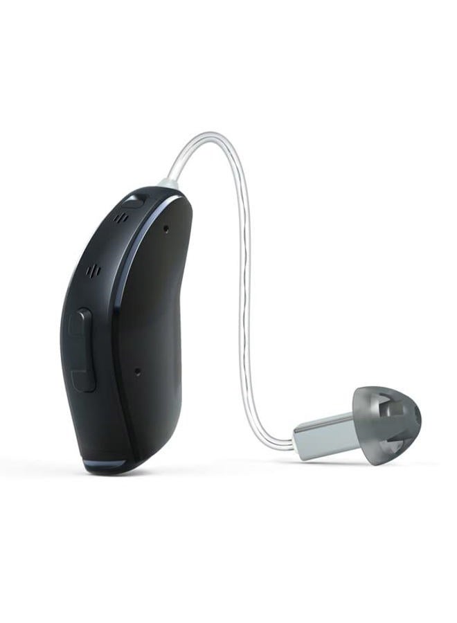 Jungle Care Resound Sure Fit Hearing Aid Domes Smoky Gray Tips Ear Pieces Comfortable for Open Fit BTE Sound Amplifier PSAP Kit Invisible (Large) - Image 5