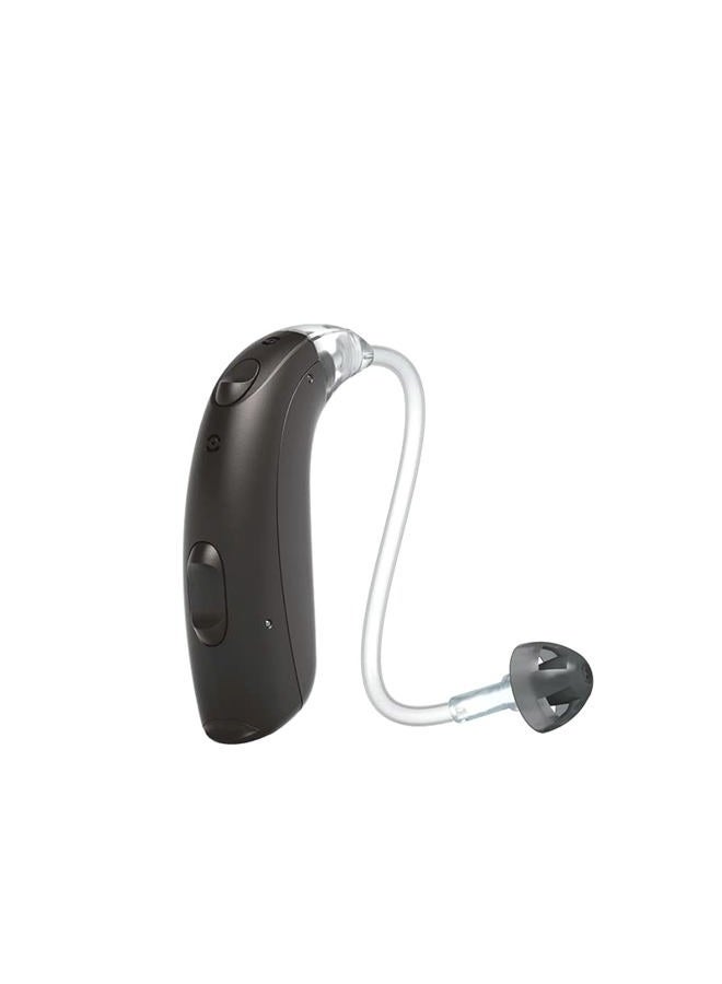 Jungle Care Resound Sure Fit Hearing Aid Domes Smoky Gray Tips Ear Pieces Comfortable for Open Fit BTE Sound Amplifier PSAP Kit Invisible (Large) - Image 4